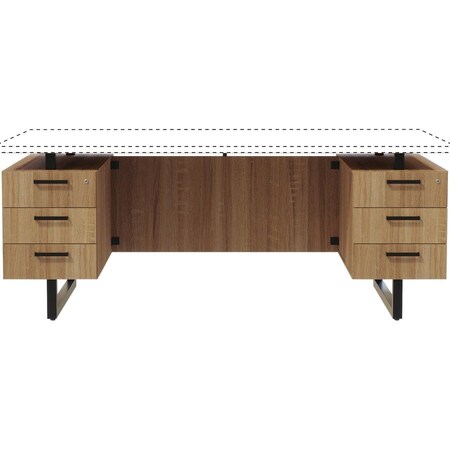 Safco Desk Base, Box 2/2, BBB, f/Mirella Freestanding Desk, SD SAFMRDBBB30SDD